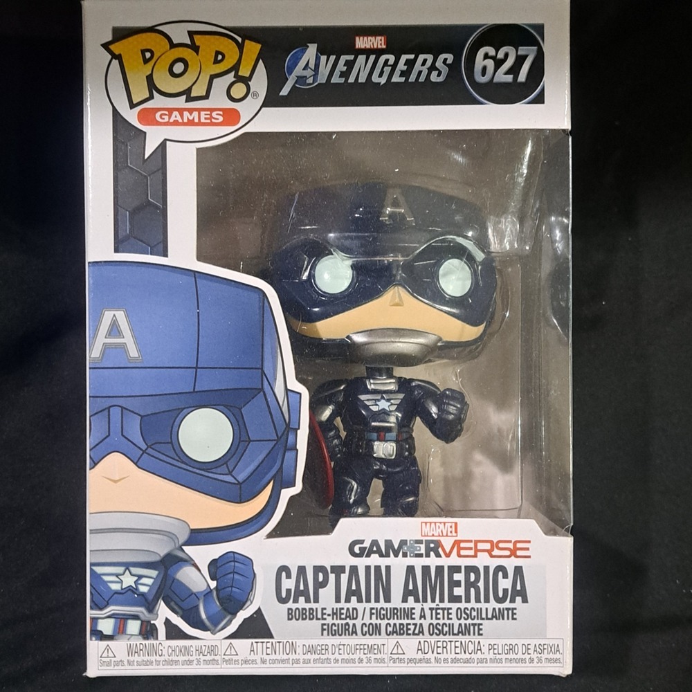 Funko Pop Games Marvel Avengers Captain America 627 Gamerverse In Box New